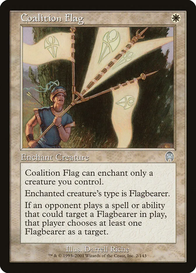 2001 Apocalypse Coalition Flag uncommon #2 unlisted card image
