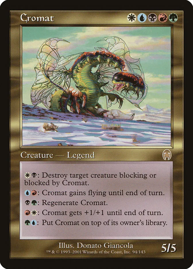 2001 Apocalypse Cromat rare #94 unlisted card image