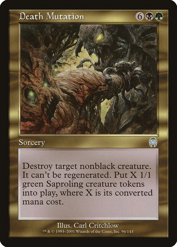 2001 Apocalypse Death Mutation uncommon #96 unlisted card image