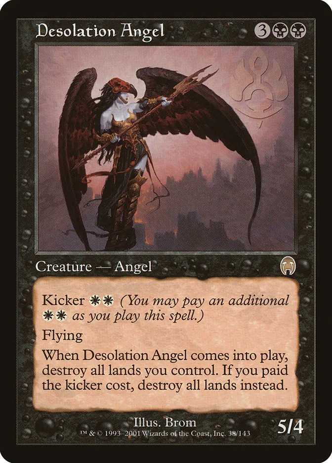 2001 Apocalypse Desolation Angel rare #38 unlisted card image