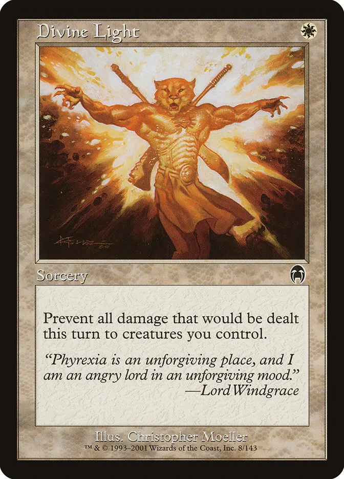 2001 Apocalypse Divine Light common #8 unlisted card image