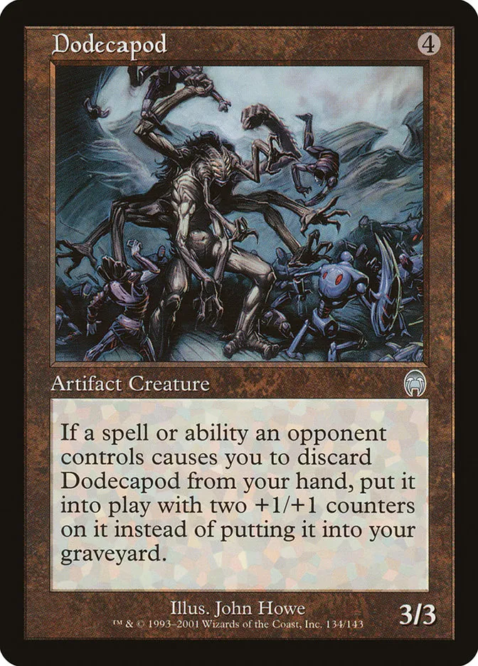 2001 Apocalypse Dodecapod uncommon #134 unlisted card image