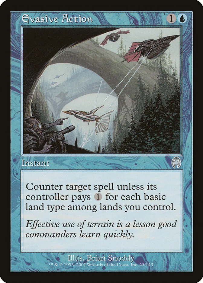 2001 Apocalypse Evasive Action uncommon #23 unlisted card image