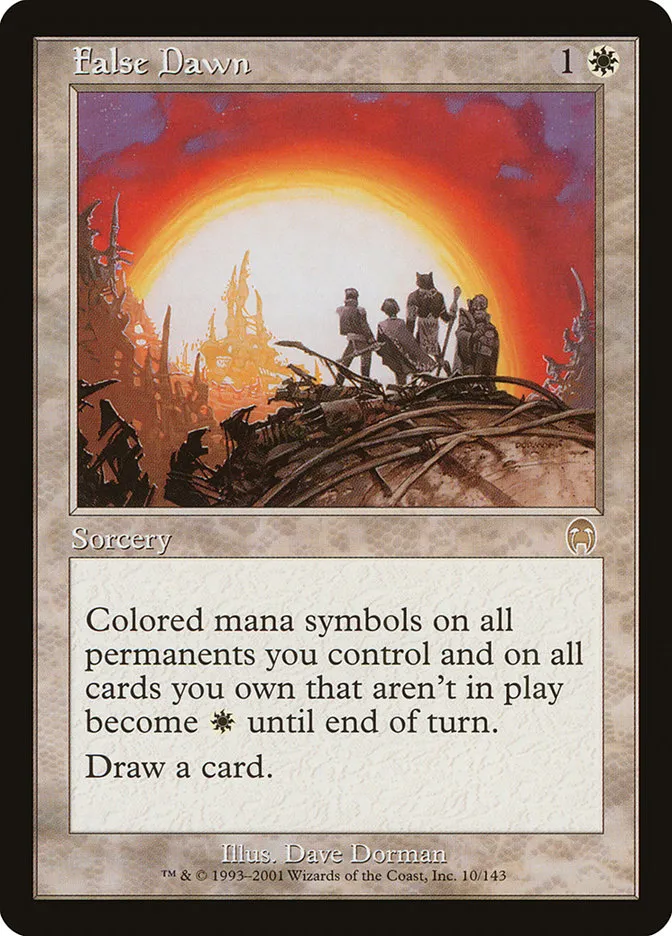 2001 Apocalypse False Dawn rare #10 unlisted card image