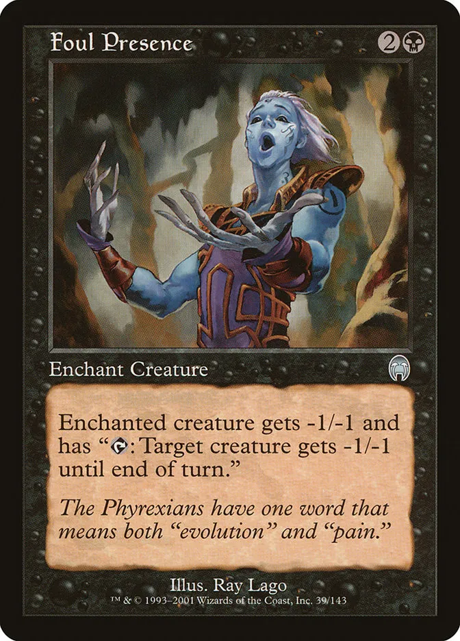 2001 Apocalypse Foul Presence uncommon #39 unlisted card image