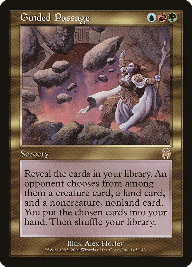 2001 Apocalypse Guided Passage rare #105 unlisted card image