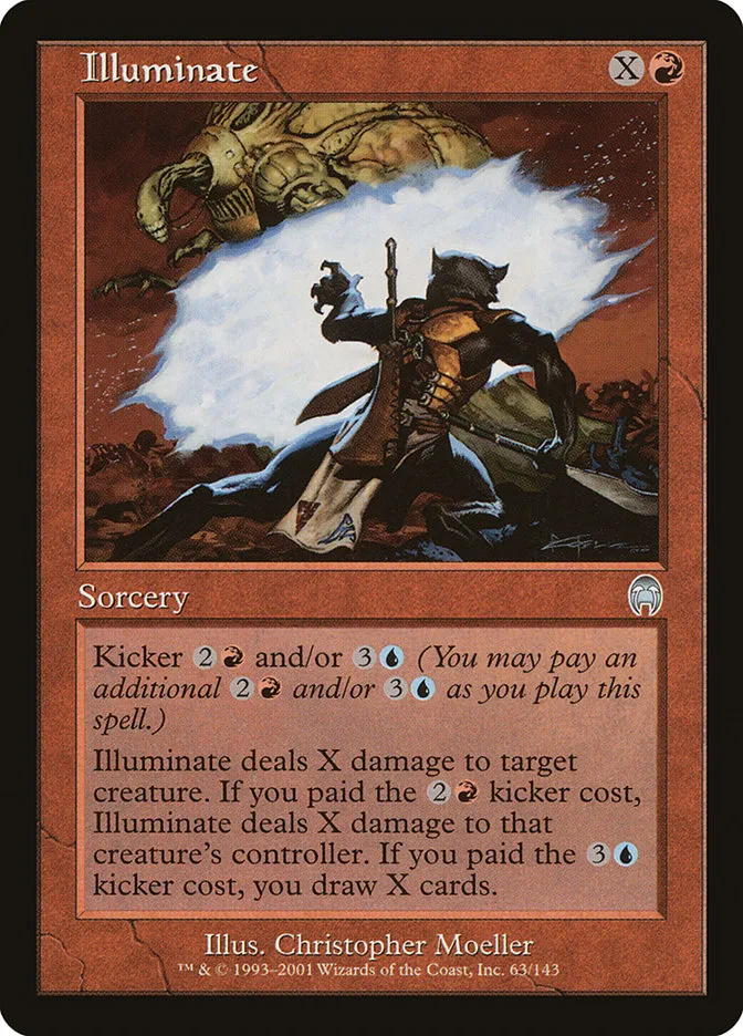 2001 Apocalypse Illuminate uncommon #63 unlisted card image