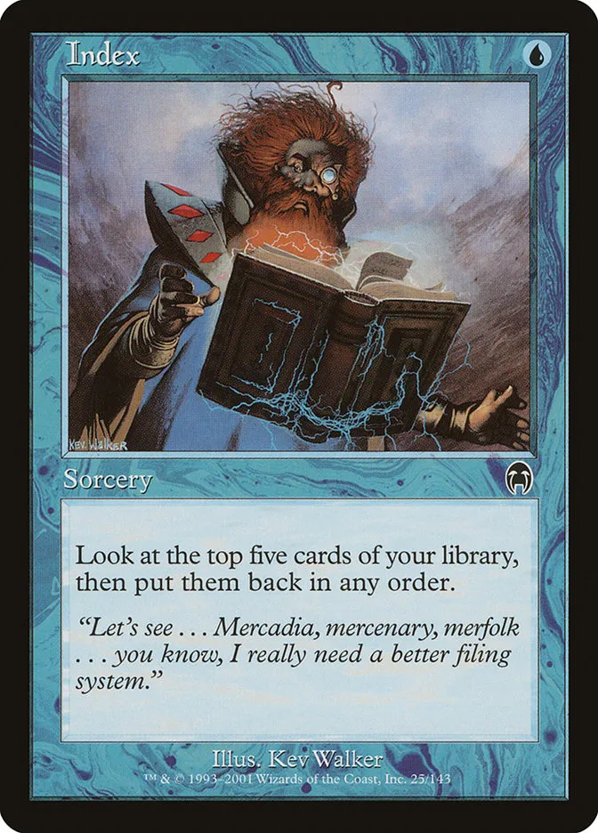 2001 Apocalypse Index common #25 unlisted card image