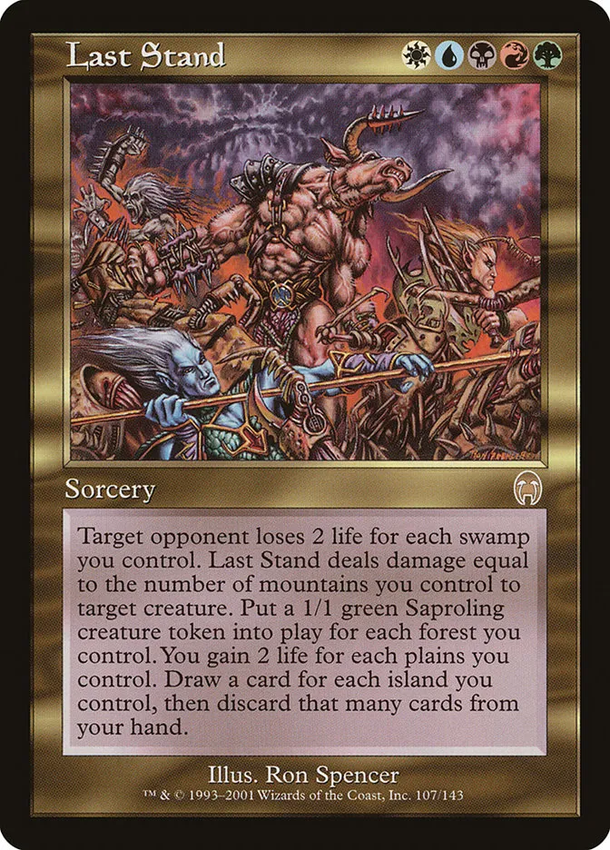 2001 Apocalypse Last Stand rare #107 unlisted card image