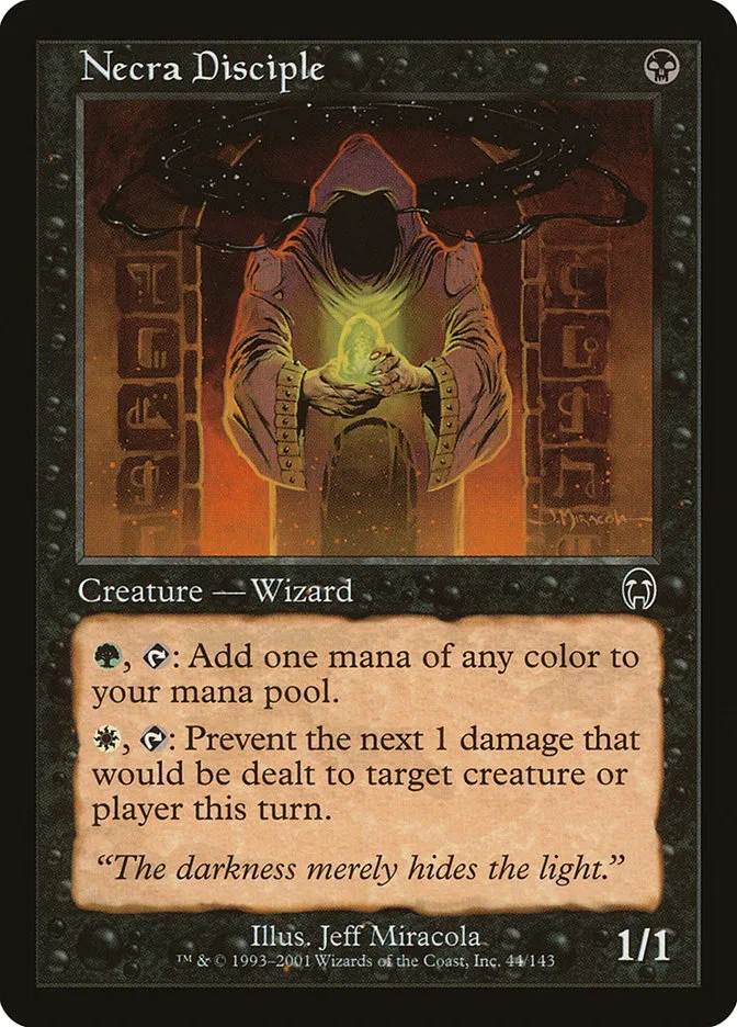 2001 Apocalypse Necra Disciple common #44 unlisted card image