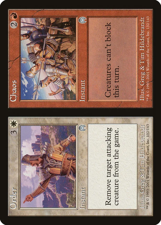 2001 Apocalypse Order // Chaos uncommon #132 unlisted card image