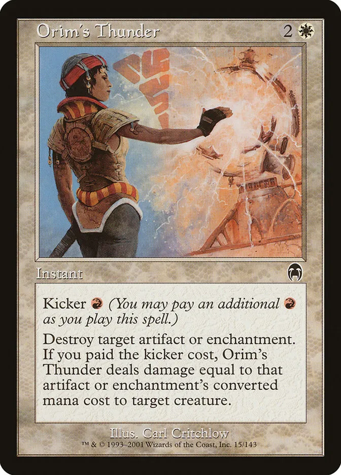 2001 Apocalypse Orim's Thunder common #15 unlisted card image