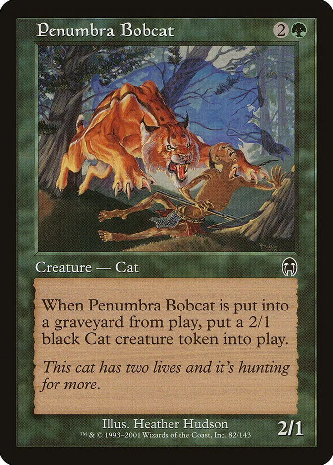 2001 Apocalypse Penumbra Bobcat common #82 unlisted card image