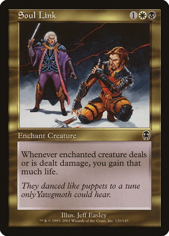 2001 Apocalypse Soul Link common #120 unlisted card image