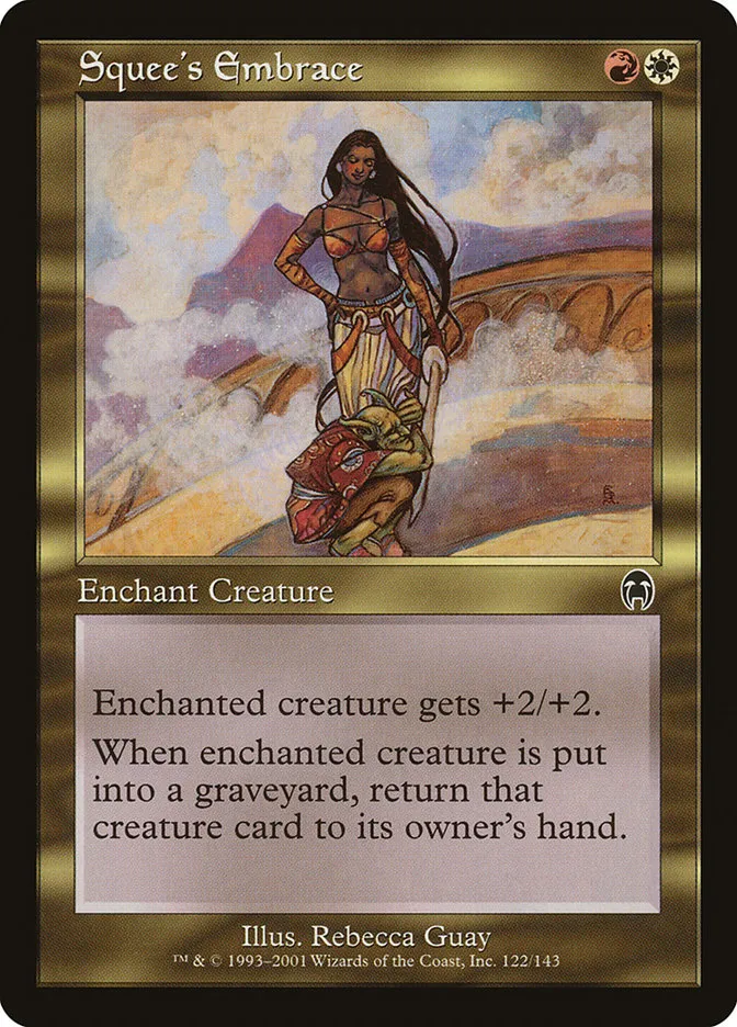 2001 Apocalypse Squee's Embrace common #122 unlisted card image