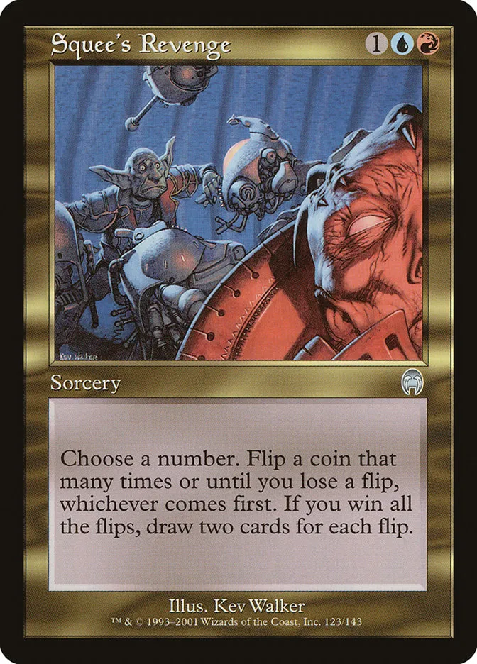 2001 Apocalypse Squee's Revenge uncommon #123 unlisted card image
