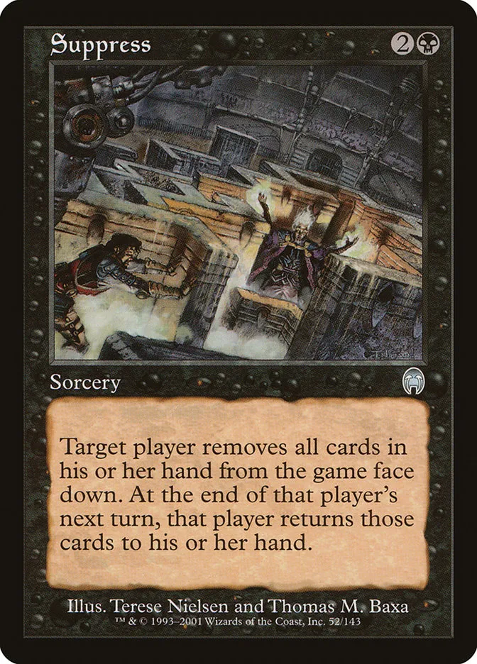 2001 Apocalypse Suppress uncommon #52 unlisted card image