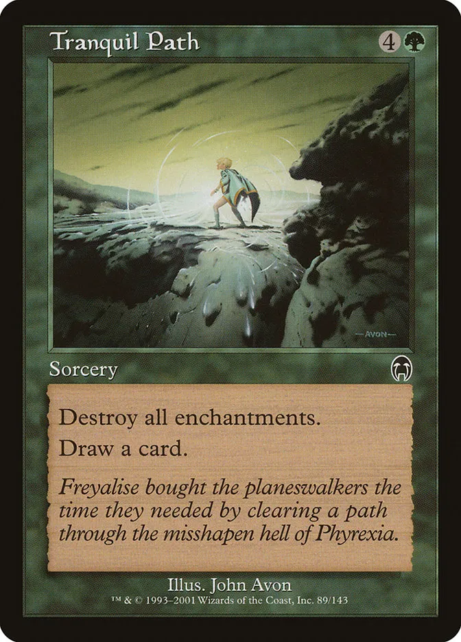 2001 Apocalypse Tranquil Path common #89 unlisted card image