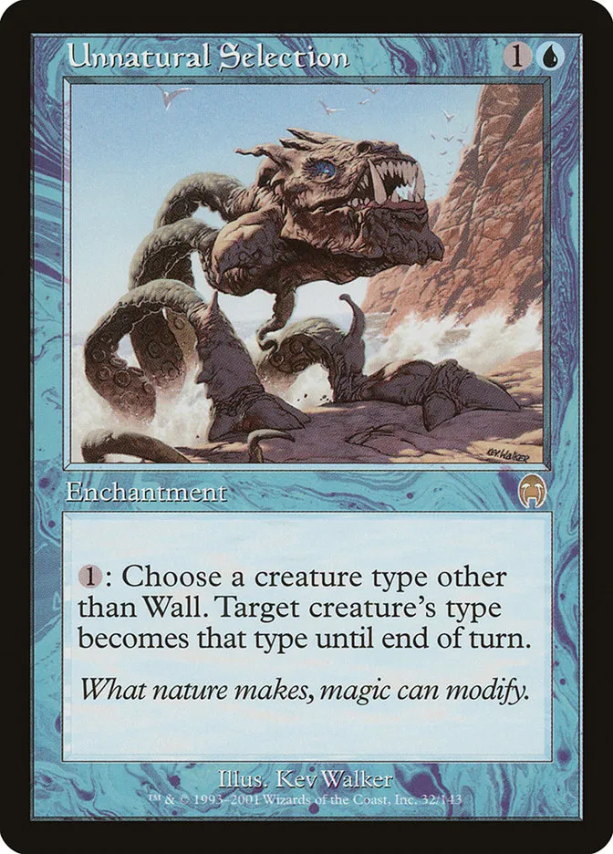 2001 Apocalypse Unnatural Selection rare #32 unlisted card image