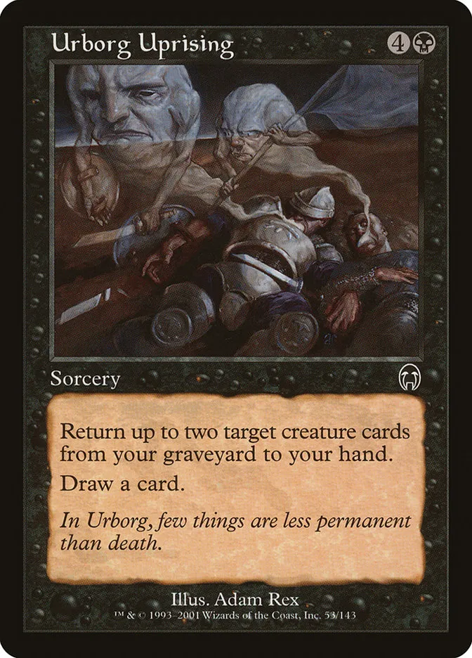 2001 Apocalypse Urborg Uprising common #53 unlisted card image