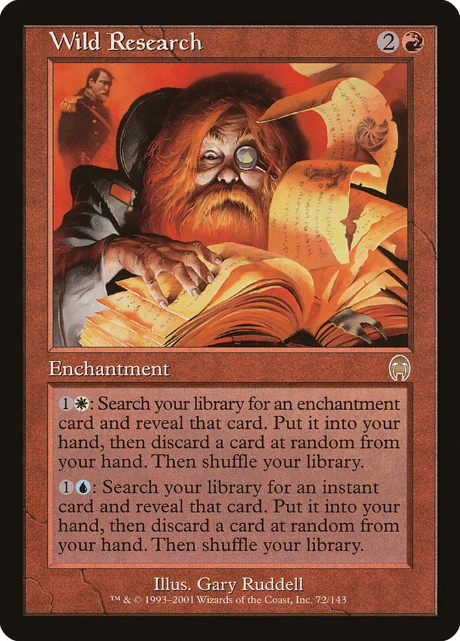 2001 Apocalypse Wild Research rare #72 unlisted card image
