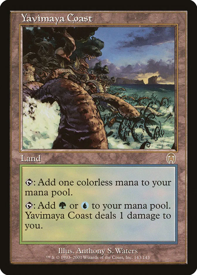 2001 Apocalypse Yavimaya Coast rare #143 unlisted card image