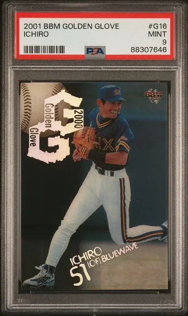 2001 BBM Golden Glove Ichiro #G16 card image