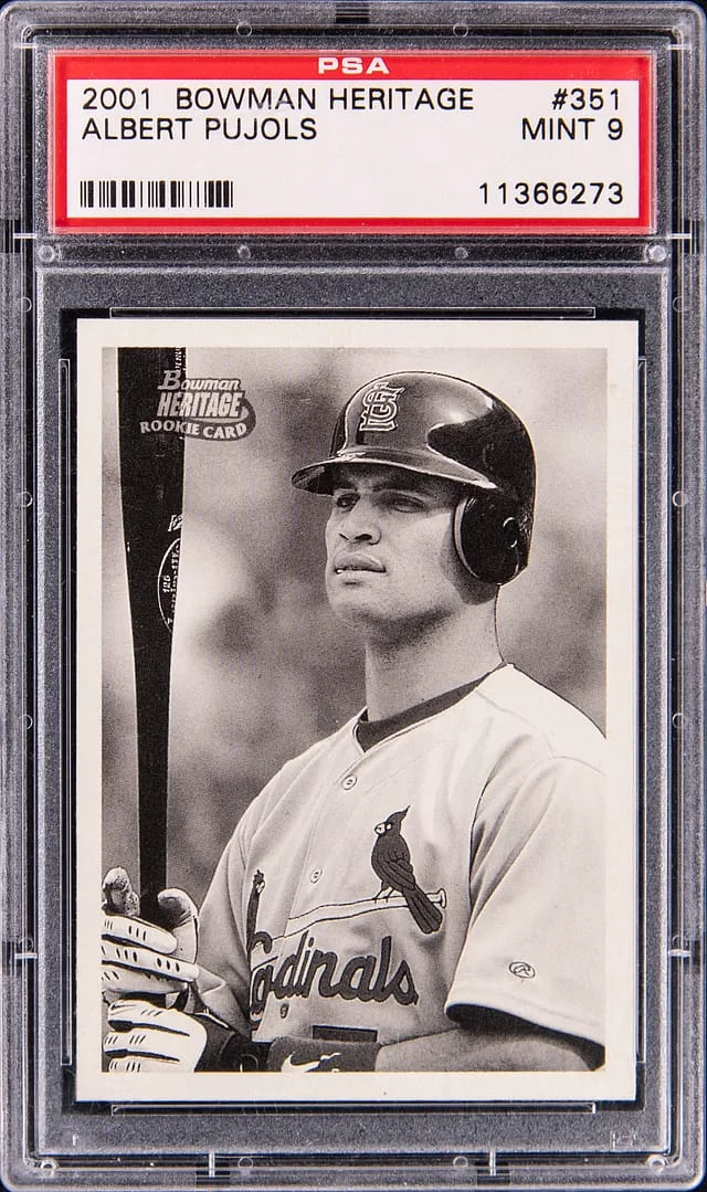 2001 Bowman Albert Pujols Heritage #351 card image