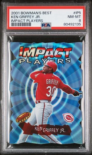 2001 Bowman Best Ken Griffey Jr. Impact Players #IP5 card image