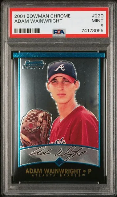 2001 Bowman Chrome Adam Wainwright #220 card image