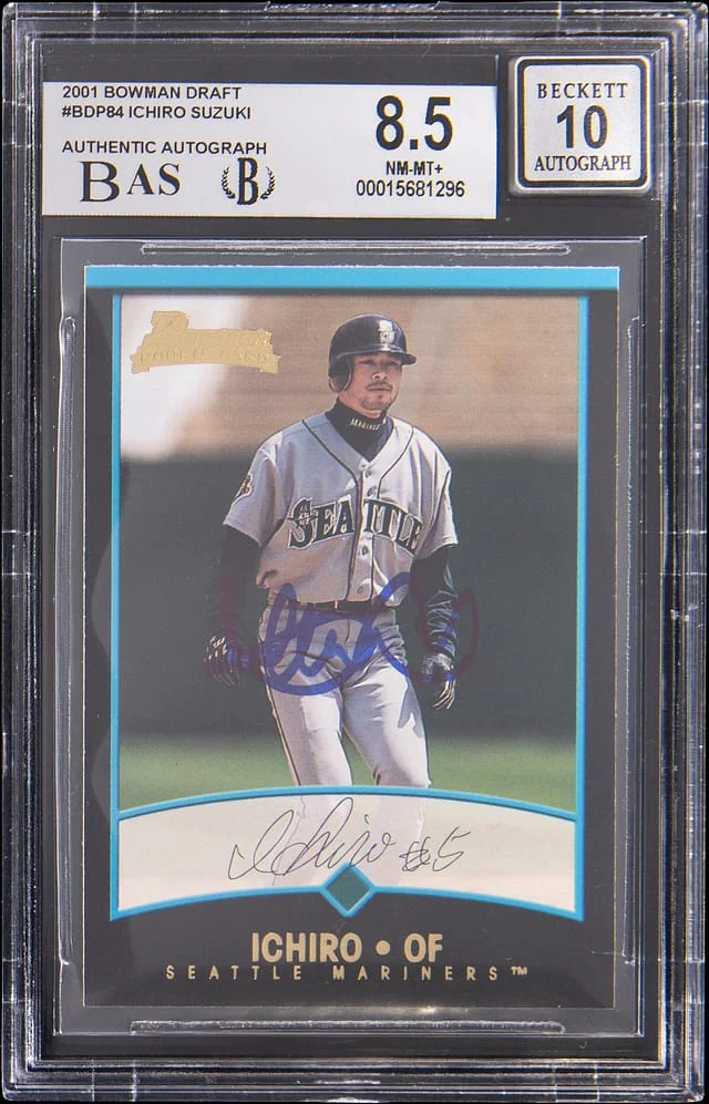 2001 Bowman Draft Ichiro #BDP84 card image