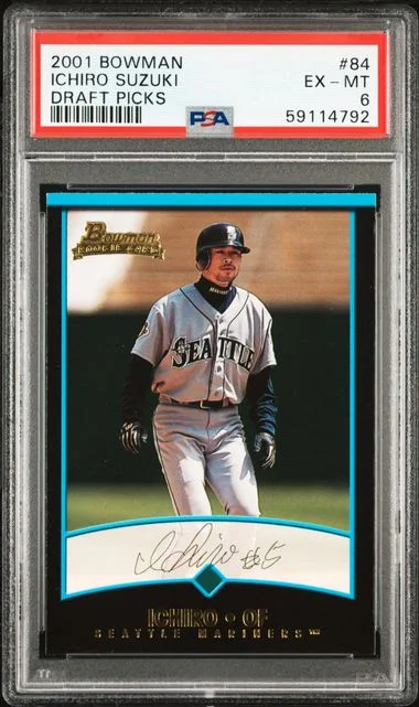 2001 Bowman Draft Picks Ichiro Suzuki #84 card image