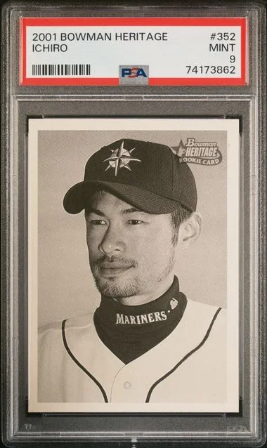 2001 Bowman Ichiro Heritage #352 card image