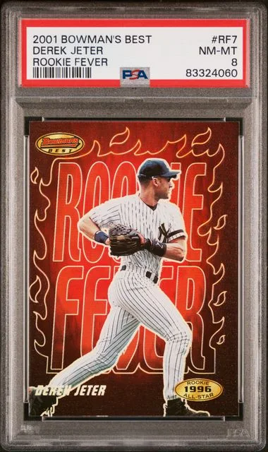 2001 Bowman's Best Derek Jeter Fever #Rf7 card image