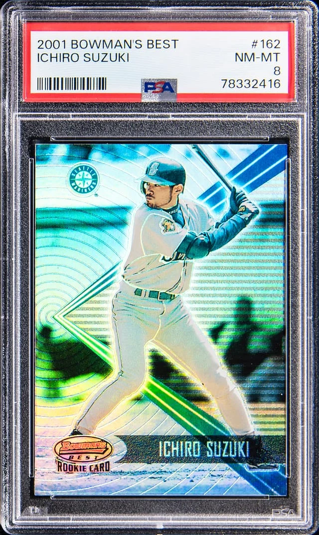 2001 Bowman's Best Ichiro Suzuki #162 card image