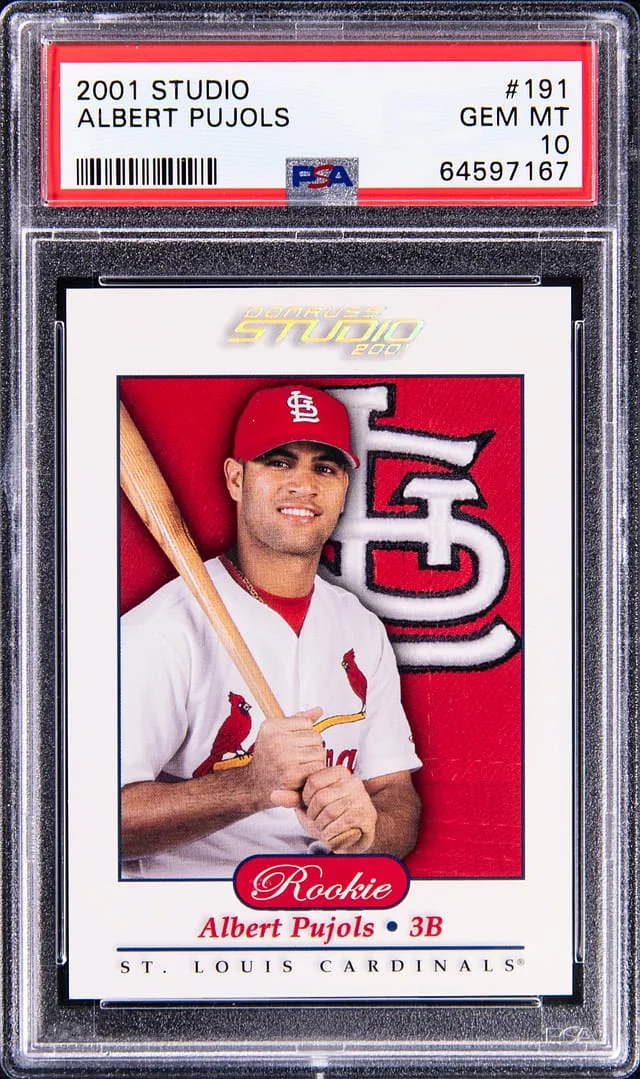 2001 Donruss Albert Pujols Studio #191 card image