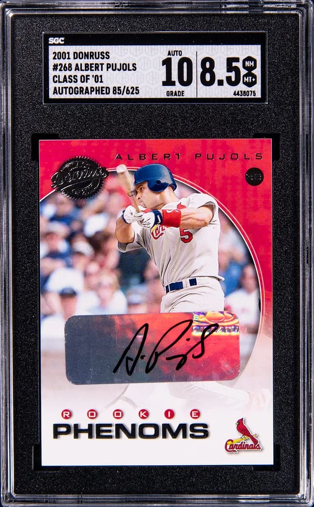 2001 Donruss Albert Pujols Class of '01 Autographs #268 card image
