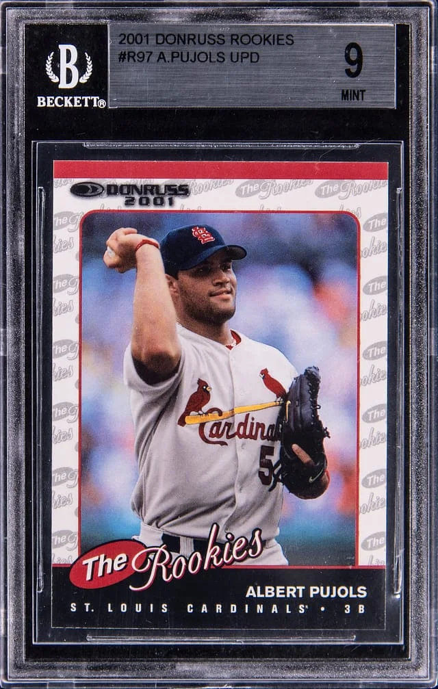 2001 Donruss Albert Pujols Rookies #R97 card image