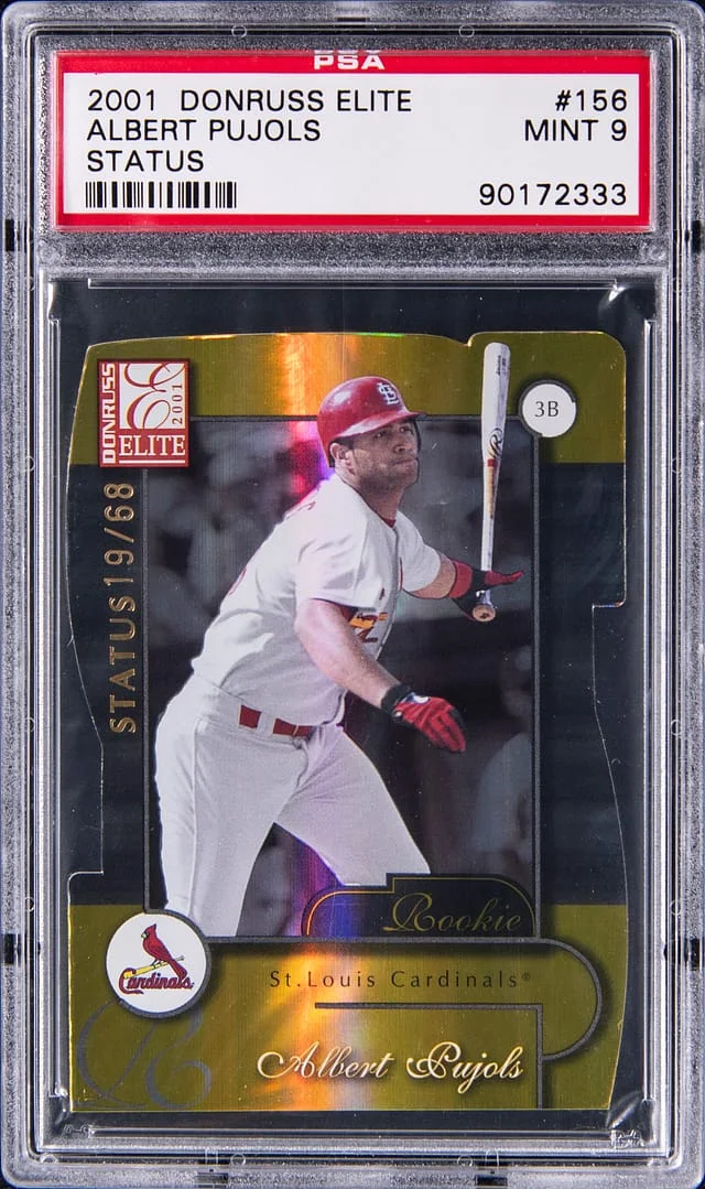 2001 Donruss Elite Albert Pujols SP #156 card image