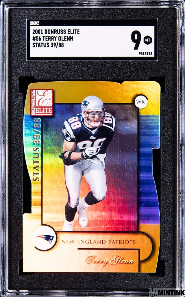 2001 Donruss Elite Terry Glenn Status #56 card image