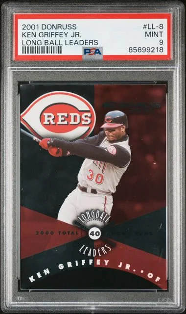 2001 Donruss Ken Griffey Jr. Long Ball Leaders #Ll-8 card image