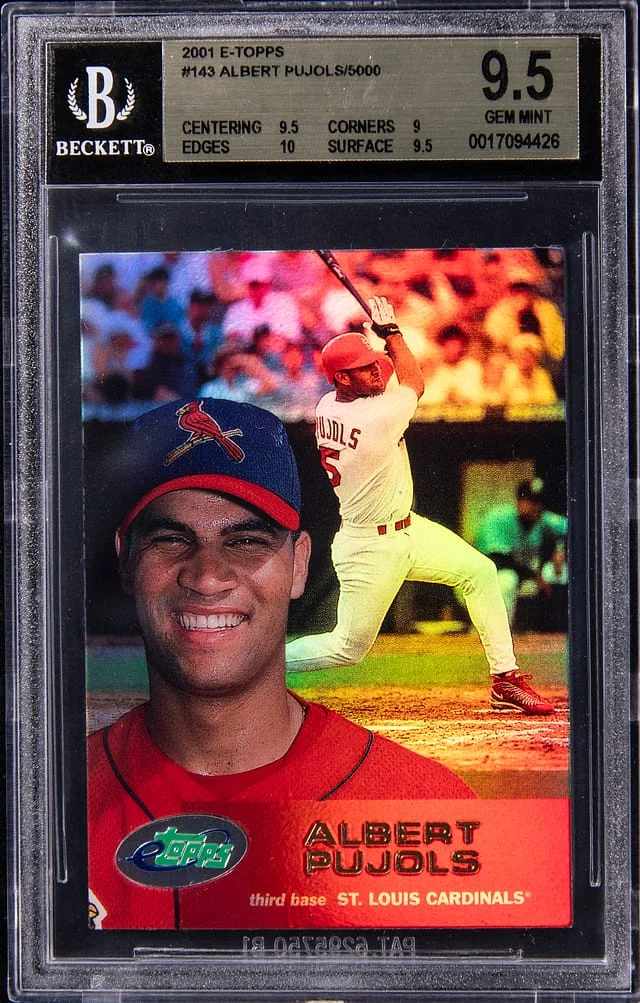 2001 E-Topps Albert Pujols #143 card image