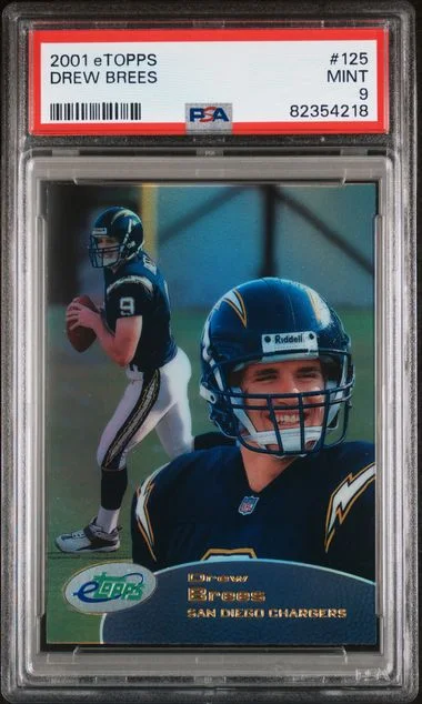 2001 Etopps Drew Brees #125 card image