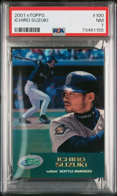 2001 eTopps Ichiro Suzuki #100 card image