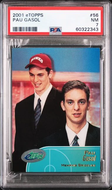 2001 Etopps Pau Gasol #56 card image