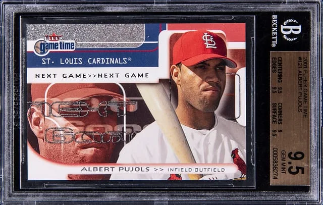 2001 Fleer Albert Pujols Game Time #121 card image