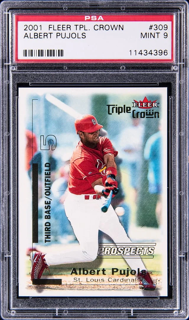 2001 Fleer Albert Pujols Triple Crown #309 card image