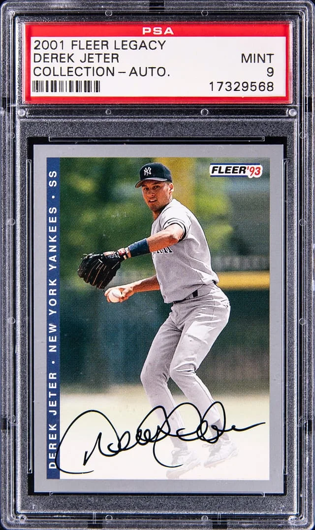 2001 Fleer Derek Jeter Legacy Collection Autographs Derek Jeter #no-number card image