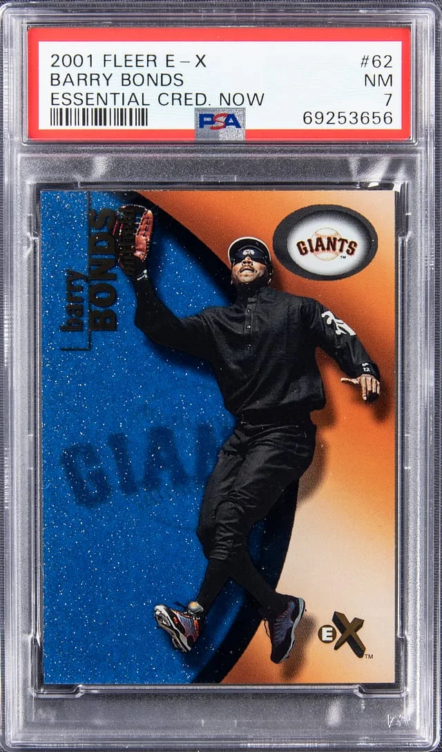 2001 Fleer E-X Barry Bonds Essential Credentials Now #62 card image