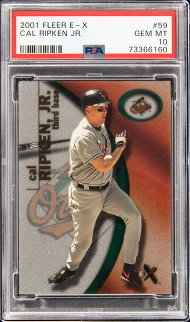 2001 Fleer E-X Cal Ripken Jr. #59 card image